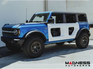 Ford Bronco Halo Doors - Anderson Composites - 4 Door - Fiberglass with Carbon Fiber Inserts - Front Ford Bronco Halo Doors - Anderson Composites - 4 Door - Fiberglass with Carbon Fiber Inserts - Front